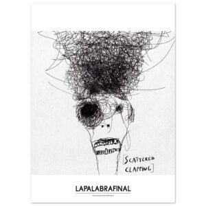 SCATTERED CLAPPING... 13x18 cm POSTAL