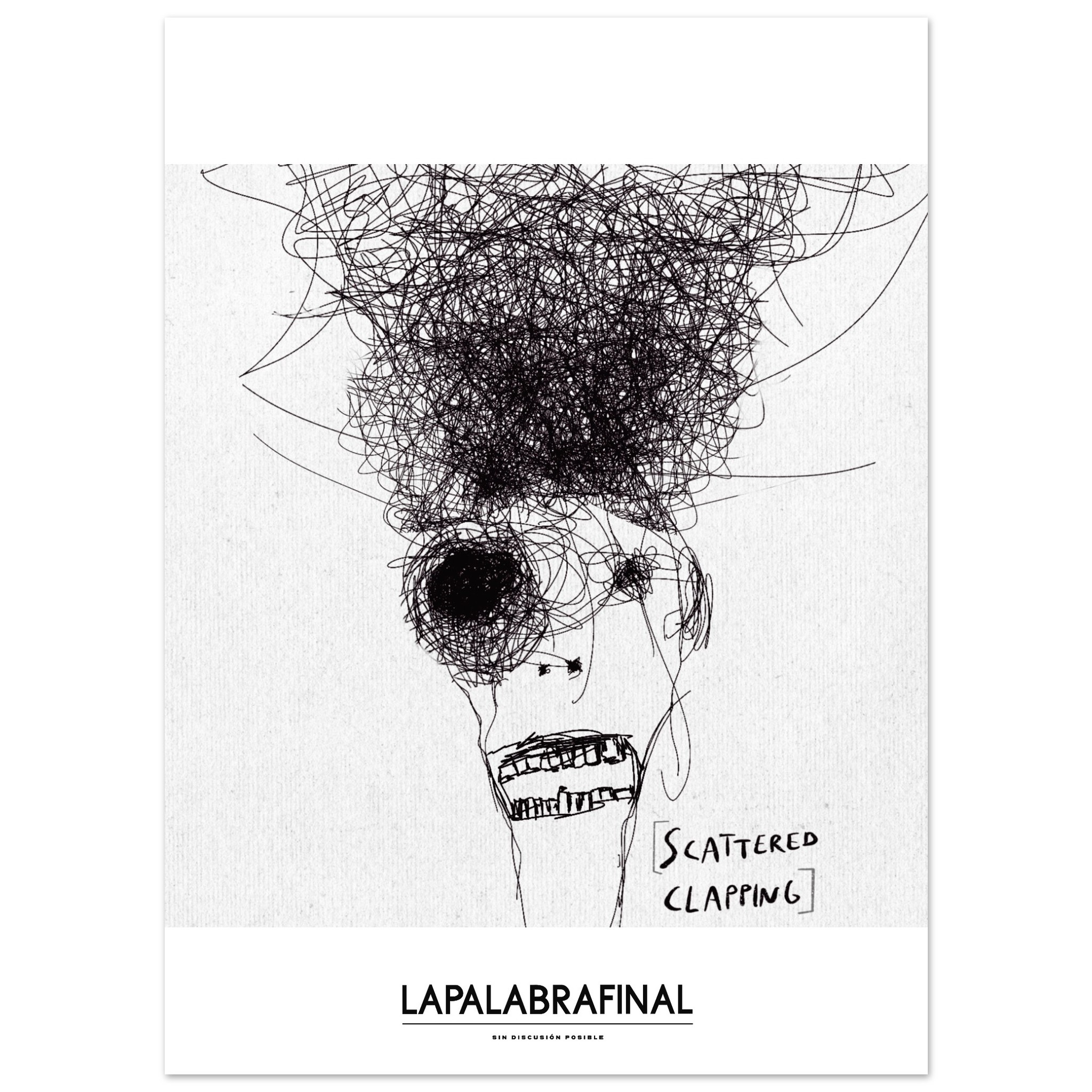 SCATTERED CLAPPING... 13x18 cm POSTAL